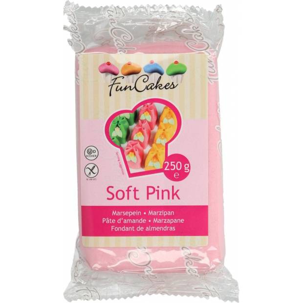 Ausgezeichnetes Marzipan hellrosa Soft Pink 250g 1:5