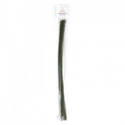 Grüne Blumendrähte mittel 50pcs 40cm