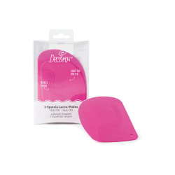 Teigspachtel 2 Stk. rosa 14,5cm und 12,5cm