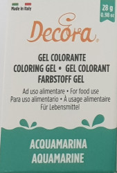Aquamarin Gel-Farbe 28g