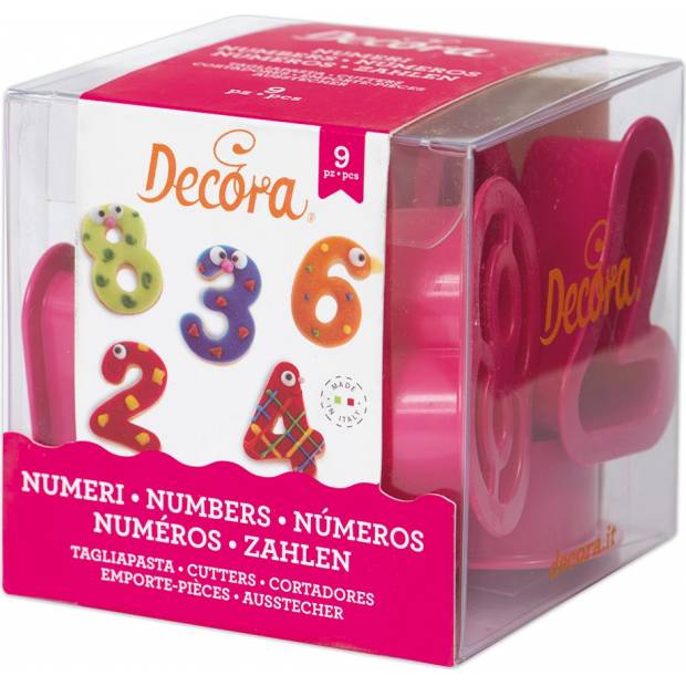 Ziffern 0 - 9, 5,2x2,2cm