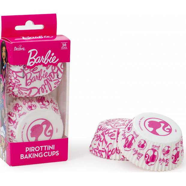 Muffin-Körbe 36 Stück Barbie-Silhouette