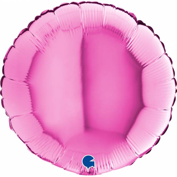 Luftballon rund 46 cm pink
