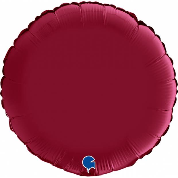 Aufblasbarer runder Ballon 46 cm Kirsche