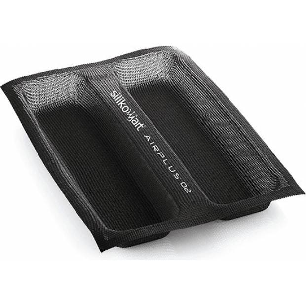 Silikonform zum Backen von Baguettes und Brötchen Airplus 2pcs 27x7x3cm