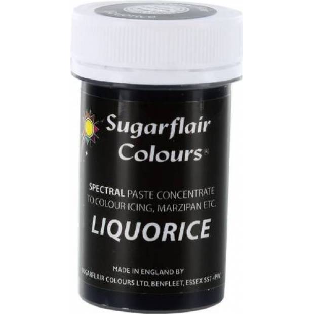 Gelee-Farbe Sugarflair (25 g) New Liquorice 855 Torte