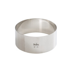 Tortenrand Edelstahl rund 14x6cm