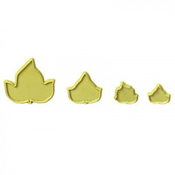 Satz Ausstechformen 4 Stangen Efeu