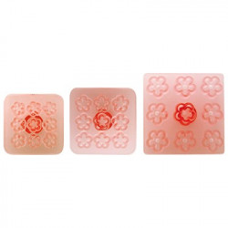 Satz von 3 Stück Gänseblümchen