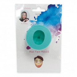 Silikonform für Männerkopf