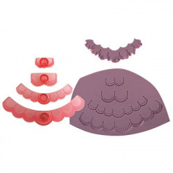 Rüschenausstecher für Kuchen 4St.