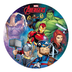 Essbares Papier Avengers 20cm