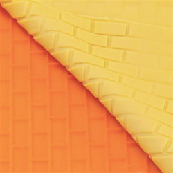 Silikon-Strukturkissen 40x20cm Ziegelsteine