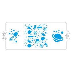 Schablone Kuchen Schablone 10x25cm Universum