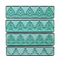 Satz Tortenrandausstecher