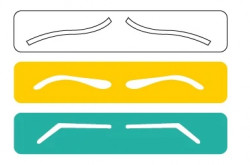 Augenbrauenknochen 3 Stk.