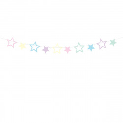 Girlande Sterne 2m 10 Sterne