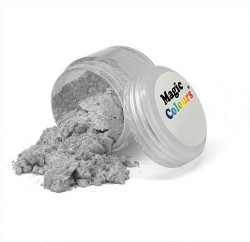 Essbares Pulver Perlenfarbe 8ml Reines Silber