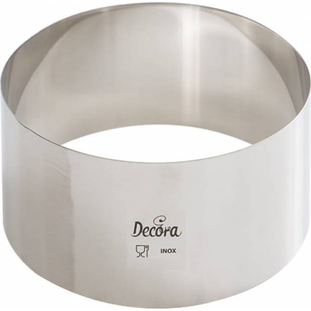 Stahlring aus Edelstahl rund 9x6 cm