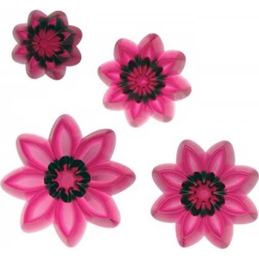 Gänseblümchen-Blütenblatt-Stanzset 4tlg.