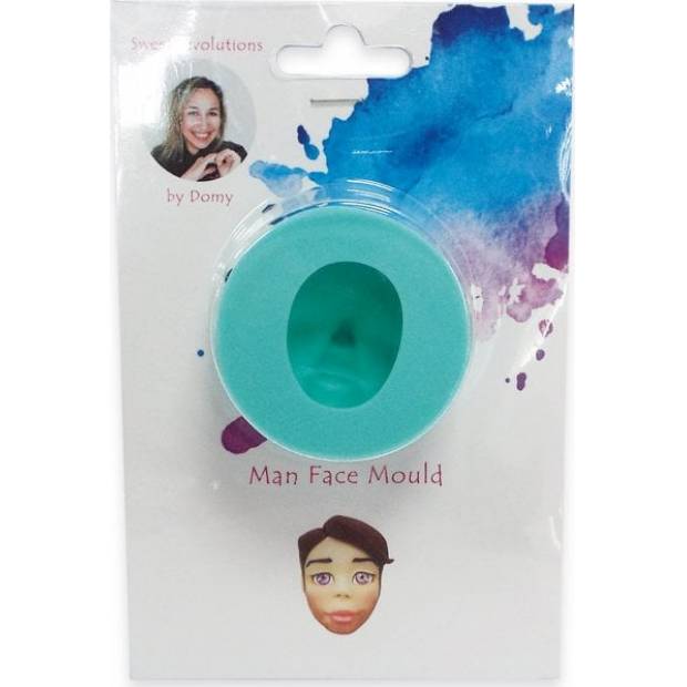 Silikonform für Männerkopf