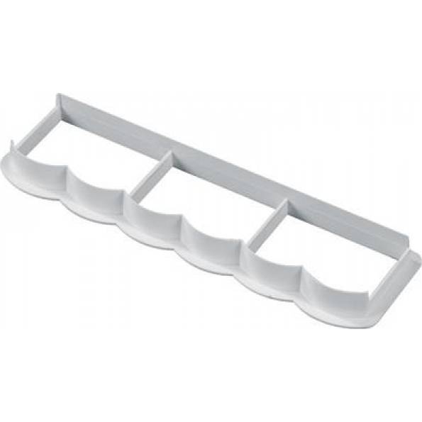 Kräuselausstecher für Tortenränder rund