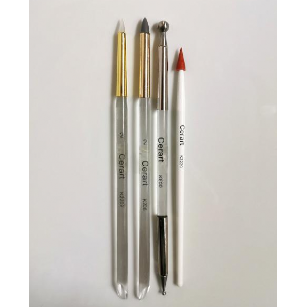 Knöchelset aus Silikon und rostfreiem Stahl