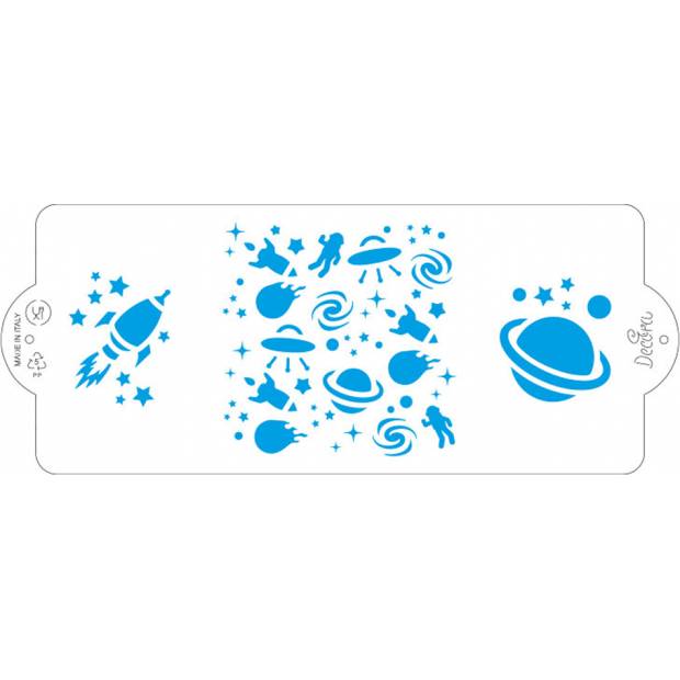 Schablone Kuchen Schablone 10x25cm Universum