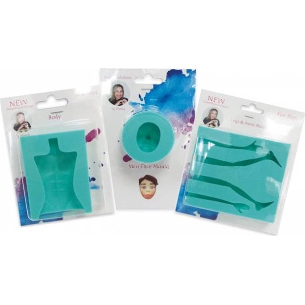 Kompletter Satz für die Modellierung männlicher Körper