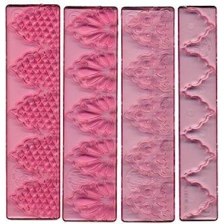 Satz Tortenrandausstecher