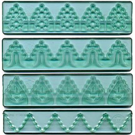 Satz Tortenrandausstecher