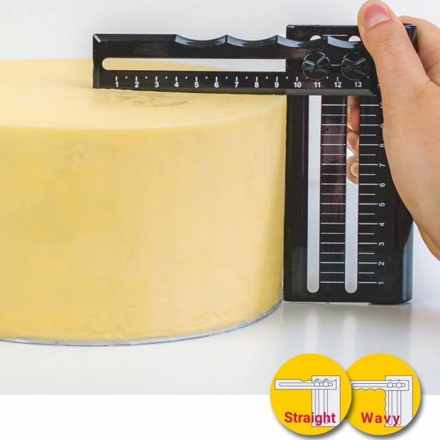 Sahnespachtel gerade und gewellt