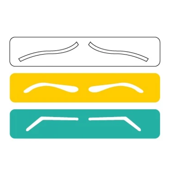 Augenbrauenknochen 3 Stk.