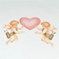 Schablone für Airbrush-Engel und Herzen