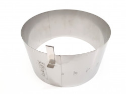 Einstellbare Form rund 20-28cm (Höhe 12cm)