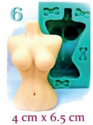 Silikonform des Körpers einer Frau