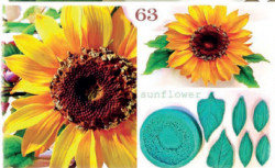 Silikonform Sonnenblumenveiner