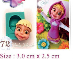 Silikonform Gesicht Masha