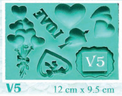 Herzform aus Silikon