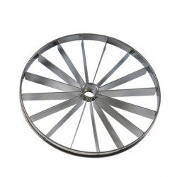 12 Portionsmarker aus Edelstahl