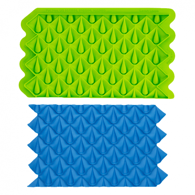 Silikonische Strukturunterlage Tropfen