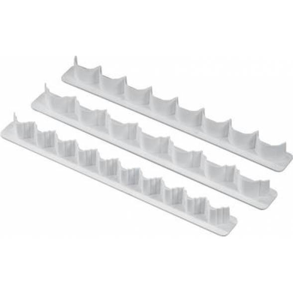 Satz Ausstechformen und Vorzeichner für Kuchenränder