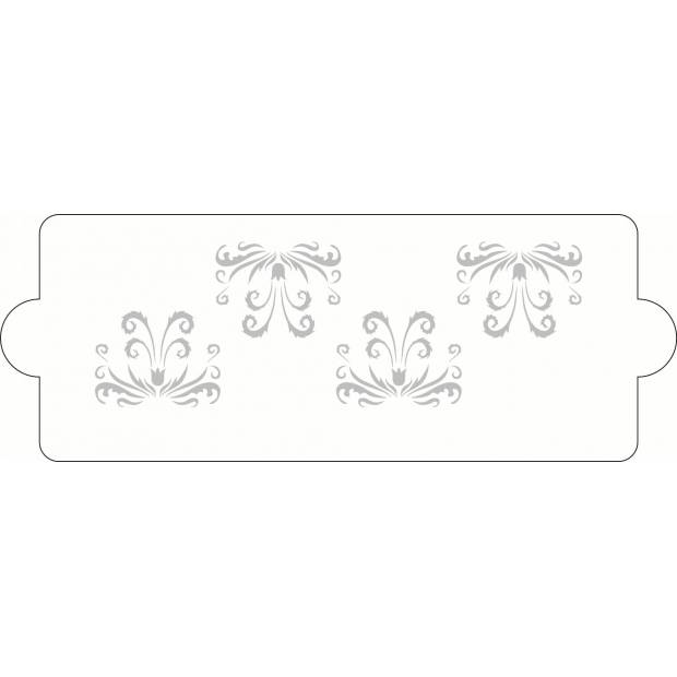 Tortenschablone 34x12cm Barocco