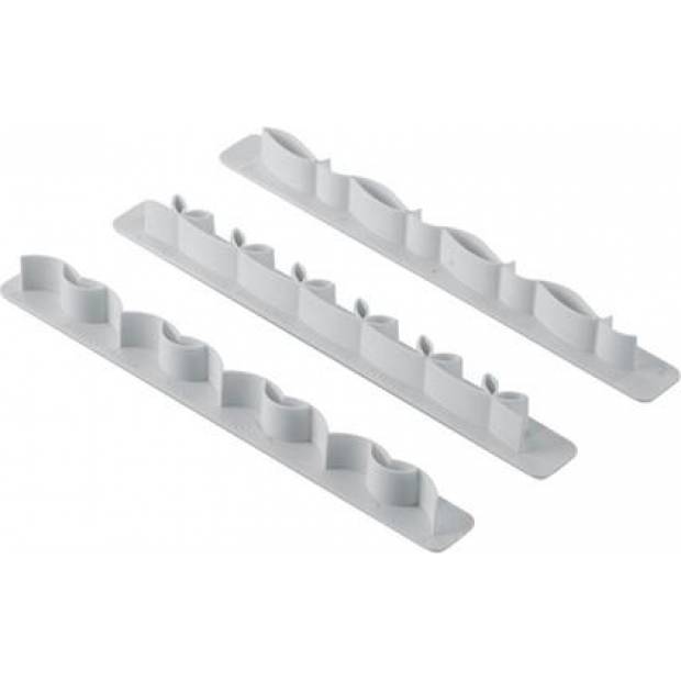 Satz Tortenrandausstecher und -marker