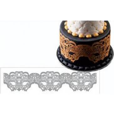 Essbare Spitze Form 37x8cm Maschere striscia