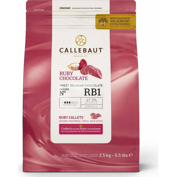 Ruby-Schokolade 2,5 kg