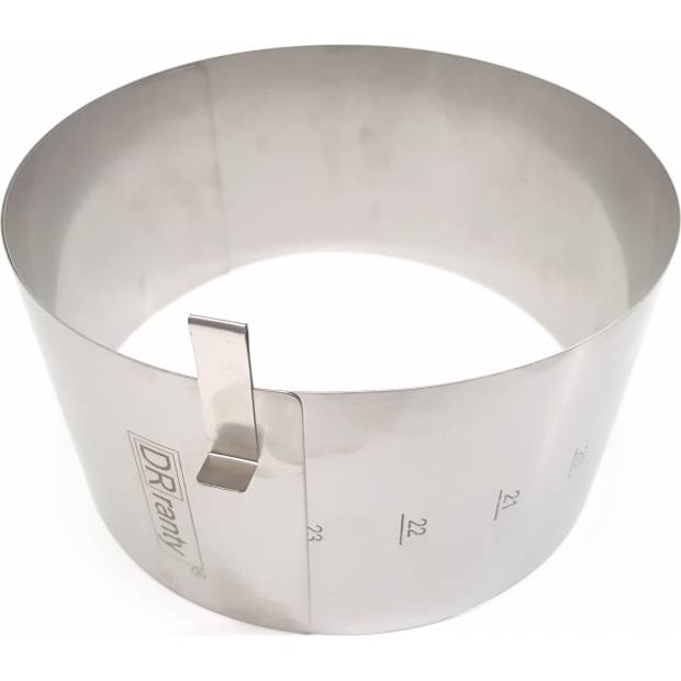 Einstellbare Form rund 20-28cm (Höhe 12cm)