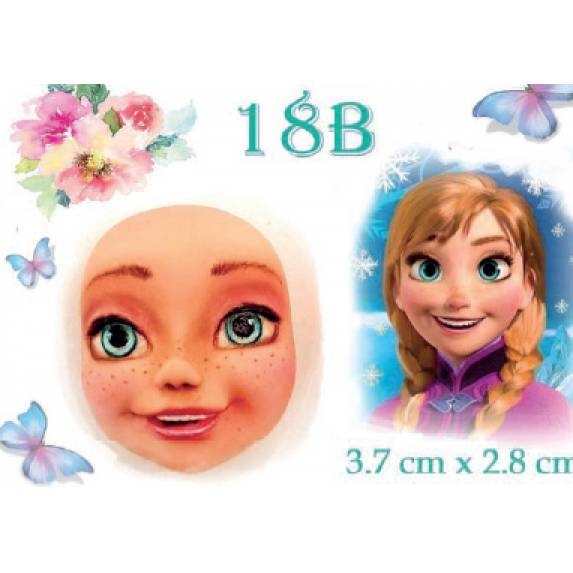 Silikonform Gesicht Anna Gefroren