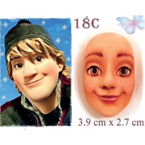 Silikonform Gesicht Ice Kingdom Kristoff
