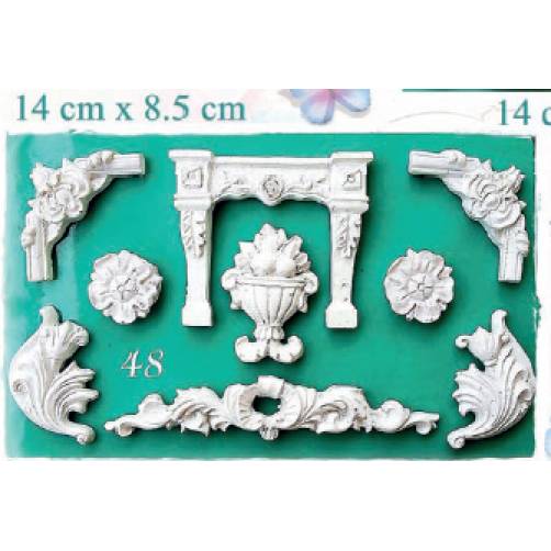 Silikonformen für Ornamente